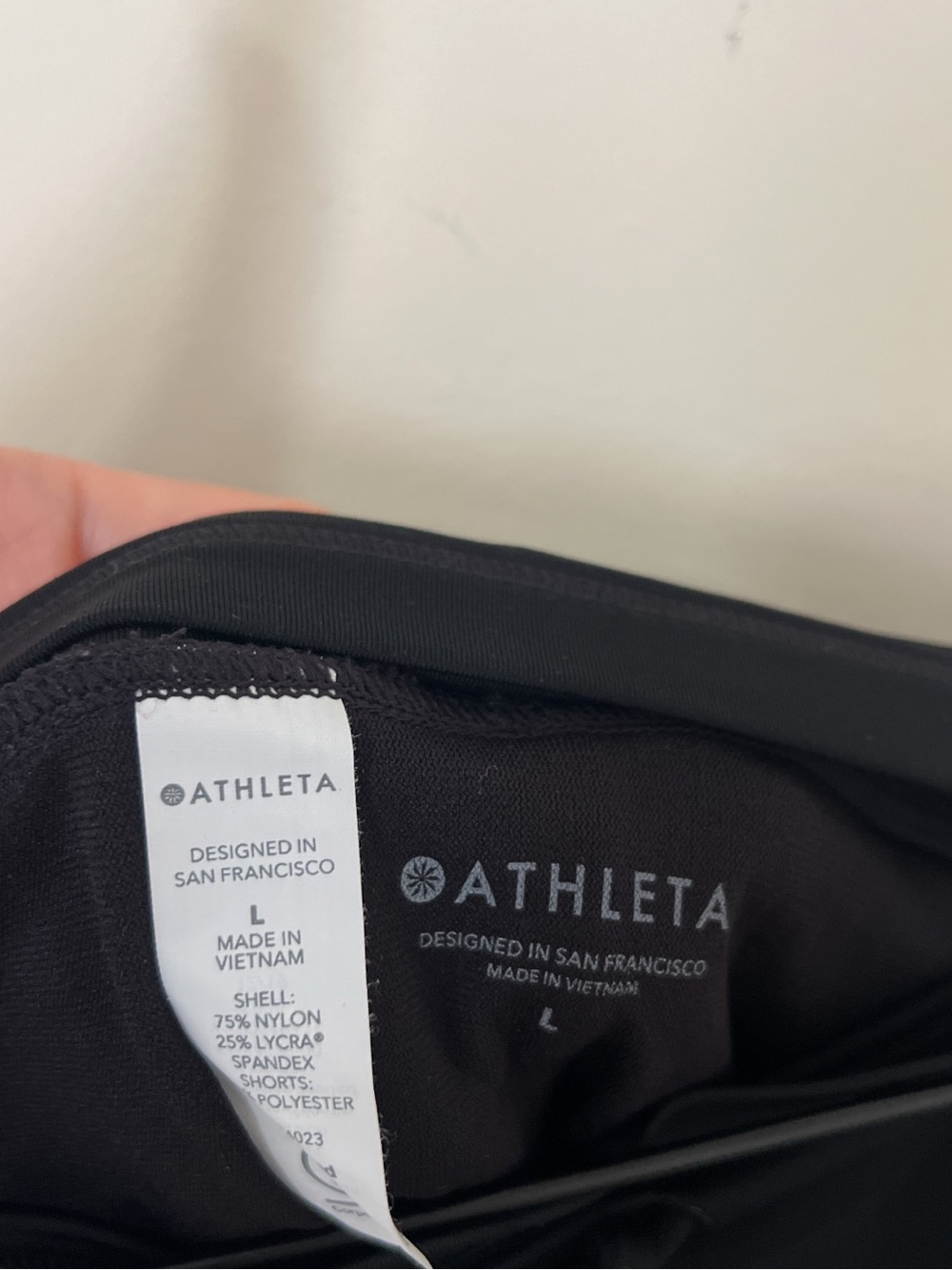 Athleta Black High Rise Full Coverage Surge Swim Shorts - Picture 4 of 6